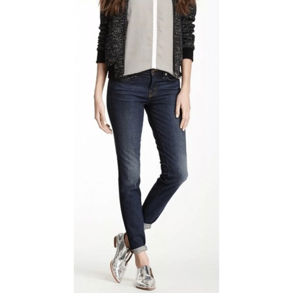 J Brand Skinny Leg League Dark Wash Slim Stretch‎ Denim Jeans Size 26